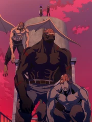 Tomura summons the Nomu.