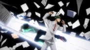 Deku struggles to land a blow on Sir Nighteye