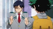 Tenya acknowledges Izuku.