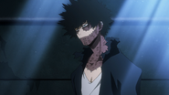 Dabi speaks to the other villains