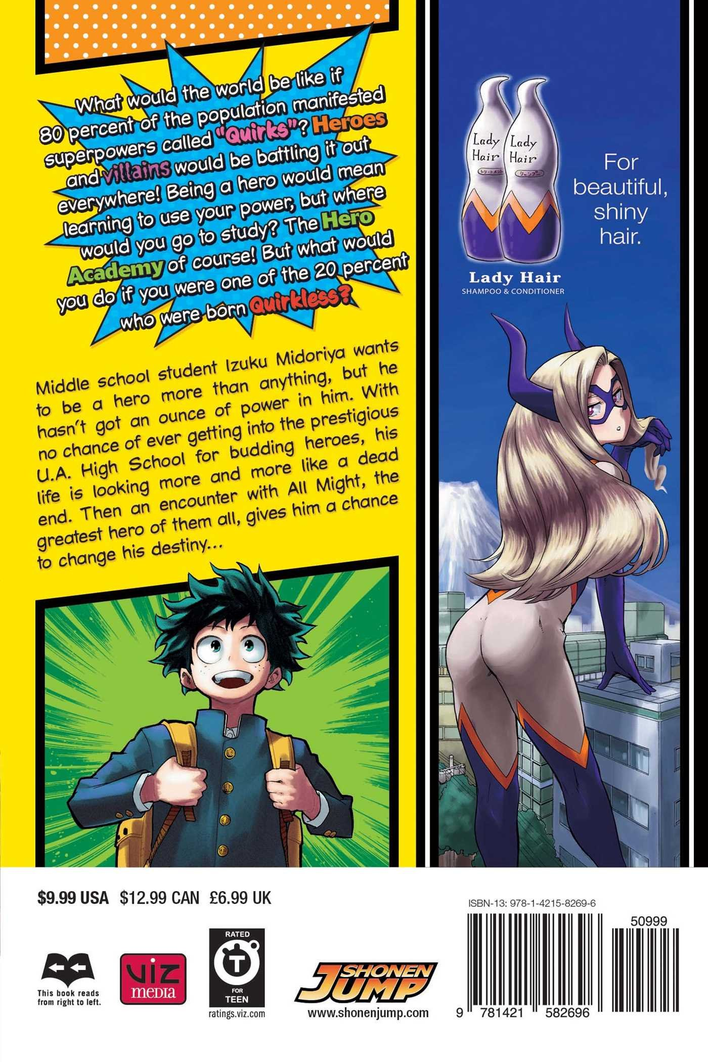 Mangá Boku No Hero Academia Volume 9