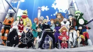 Class 1-B as they appear in Season 5's first opening.