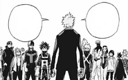 All Might tells Class 1-A to prepare for War.