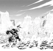 Shoto defeats his older brother.