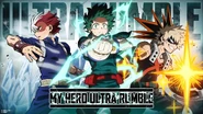 Izuku in the Title Screen.