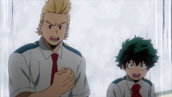 Mirio et Izuku en colère Épisode 69