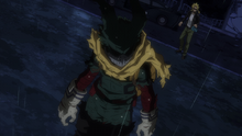 Izuku leaves All Might