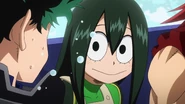 Tsuyu All Might comparison