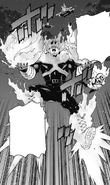 Endeavor ready to roast the villains