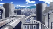 Izuku uses Full Cowl in the rescue race.