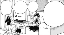 Izuku and Inko spending New Year's Eve together