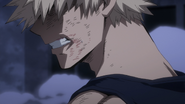 Katsuki blames himself for All Might's retirement.