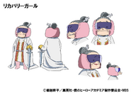 Recovery Girl's colored character design for the anime.