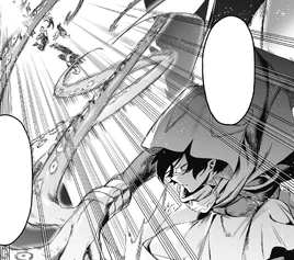 Tamaki uses his tentacles