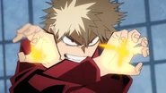 Katsuki preparing to fire Howitzer Impact