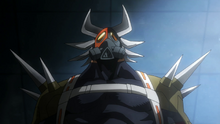 Villain All Might appears