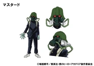 Mustard's character design sheet.