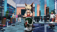 Katsuki restrained by Best Jeanist