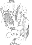Kuin Hachisuka and Bee☆Pop Sketch.