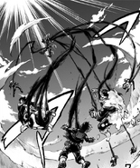 Deku activates Float to save everyone