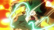 Izuku Missouri Smashes Dark Might.