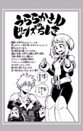 Horikoshi describes and explains certain design trends in Class 1A's costumes.