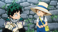 Izuku talks with Katsuma about their love for Heroes.