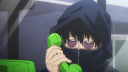 Dabi talks to Hawks on the phone