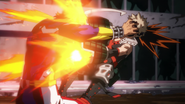 Katsuki blasts All Might