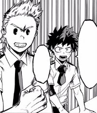 Izuku Midoriya and Mirio Togata promise to rescue Eri