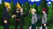 Shoto and Katsuki meet All Might and Present Mic