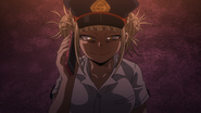 Himiko sheds her Camie disguise.