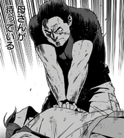 Knuckleduster performing CPR on Tamao Oguro