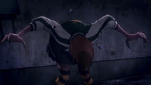 Kuin's appearance after being enhanced by Trigger.