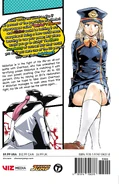 Camie on the back of Volume 18 (US cover)