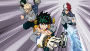 Katsuki, Izuku and Shoto are ready to follow Endeavor.