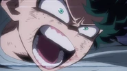 Izuku Midoriya's fierceness vs Katsuki