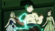 Izuku Midoriya faces the Security Bots