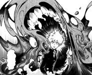 Sludge Villain attacks Katsuki.