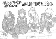 World Heroes' Mission Main Group Sketch
