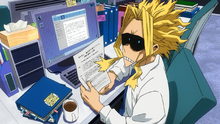 Toshinori at the U.A