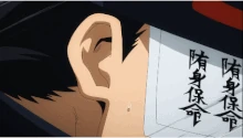 Hiryu golpea uno de los punteros de Denki Kaminari desde una larga distancia.