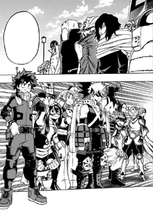 Class 1-A about to take their practical final exams against their teachers.