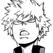 Katsuki determined face manga