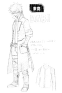 Dabi's design from the movie.