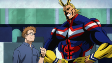 All Might reunites with David Shield