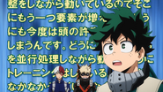 Izuku mutters about his quirk.