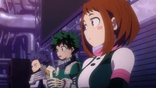 Deku reveals Uravity and Hitoshi saved him from going out of control.
