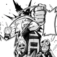 Katsuki grabs Neito's headband