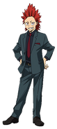 Eijiro in a formal suit.